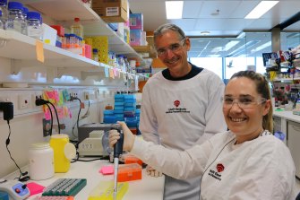 QIMR PhD candidate Sheridan Helman and Associate Professor David Frazer have been developing an iron supplement with fewer side-effects for pregnant women.