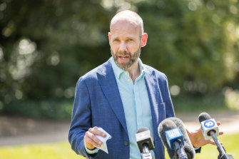 Commander of Testing and Community Engagement Jeroen Weimar on Tuesday.