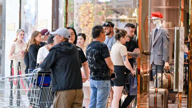 Australians rushed back to bricks-and-mortar stores over the festive season in 2022.