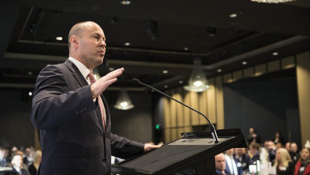 Josh Frydenberg outlining key elements of this year’s budget. Next week’s intergenerational report will reveal the longer-term issues facing the nation’s finances.