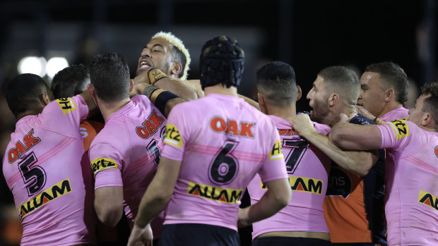 Things got heated on and off the field at Leichhardt Oval on Friday night.