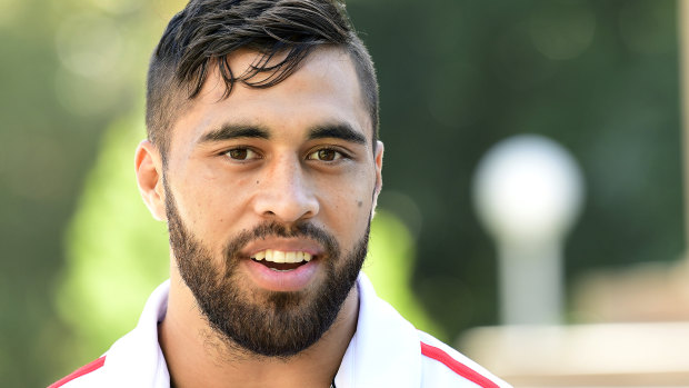 Jordan Pereira was injured while playing for the Dragons' Canterbury Cup team on Saturday.