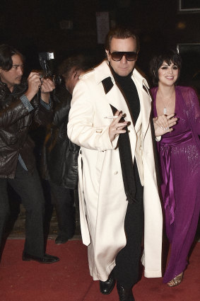 Ewan McGregor as Halston and Krysta Rodriguez as Liza Minnelli.