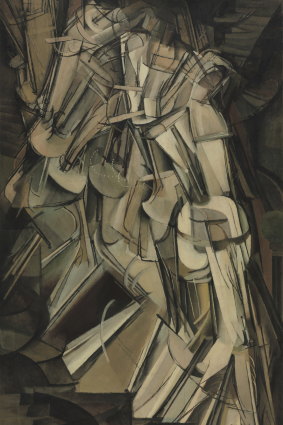 Marcel Duchamp's Nude Descending a Staircase (No 2) 1912.























