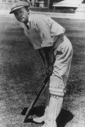 Bradman in 1928 after being selected to play for NSW for the first time.