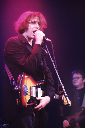 David McComb performing in Belgium in April 1994. 