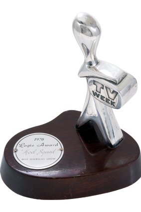 The silver Logie going under the hammer in Melbourne this week. 