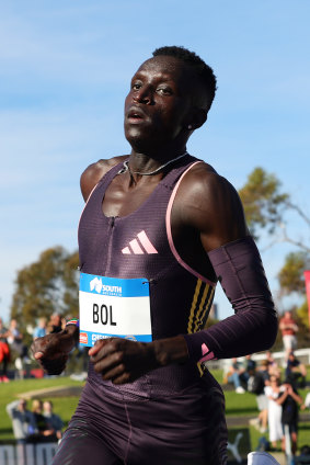 Peter Bol finished second in the 800m but was selected for the Olympics.