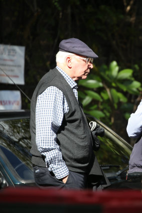 Paul Keating seen on an outing to buy a coffee in Paddington last week.