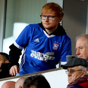 Ed Sheeran is a lifelong fan of the ‘Tractor Boys’ and, for the past couple of years, has been their major sponsor.