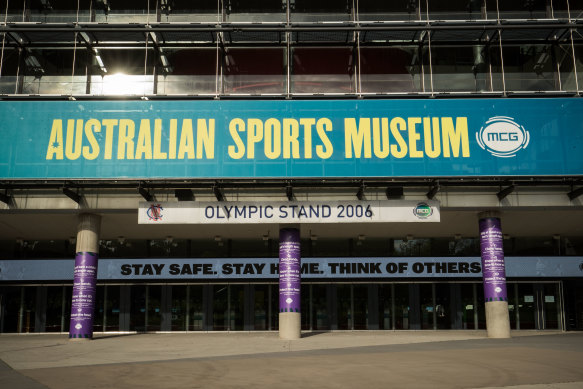 The AFL has not yet finalised its policy on COVID-19 vaccination, which remains the key to reopening sporting venues such as the MCG.