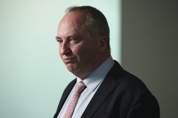 Ever the joker: Barnaby Joyce