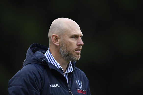 Melbourne Rebels coach Kevin Foote.