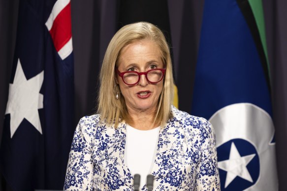 Finance Minister Katy Gallagher said the government was “deadly serious” about addressing women’s equality.