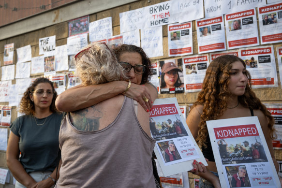 Einav Moshebarda, the niece of Adina, who was kidnapped by Hamas militants during their attack.