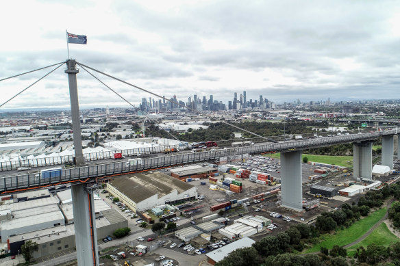 The West Gate Bridge: Not a dumping ground for takeaway meals or red-hot firearms.