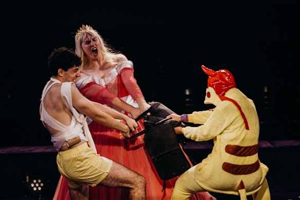 Leon Walshe, Andrew Fraser, Bridget Haberecht in IRL.