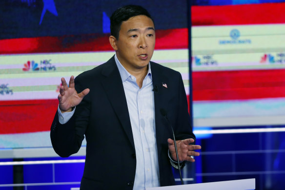 2020 Democratic presidential candidate Andrew Yang proposed a  $1000 a month universal basic income. 