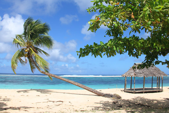 Upolu, the most populous island of Samoa.