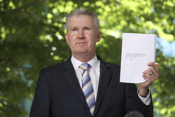 Labor’s Tony Burke, who led the party’s fight against the government’s industrial overhaul earlier this year, is now hinting at more of Labor’s workplace agenda.