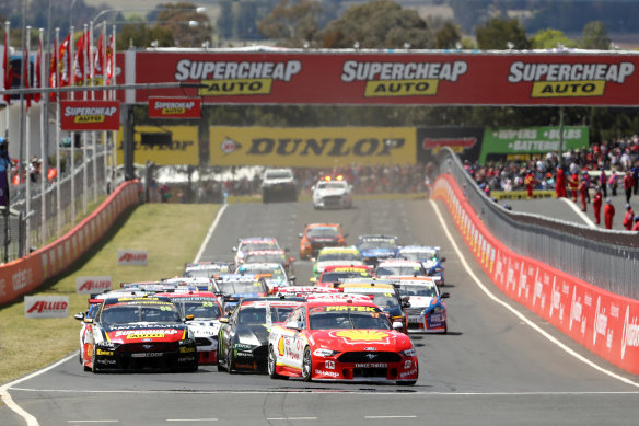 The Bathurst 1000 will go ahead this year but with limited crowds at Mount Panorama.