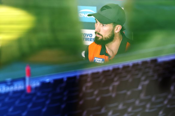 Lachie Ash on Tuesday.