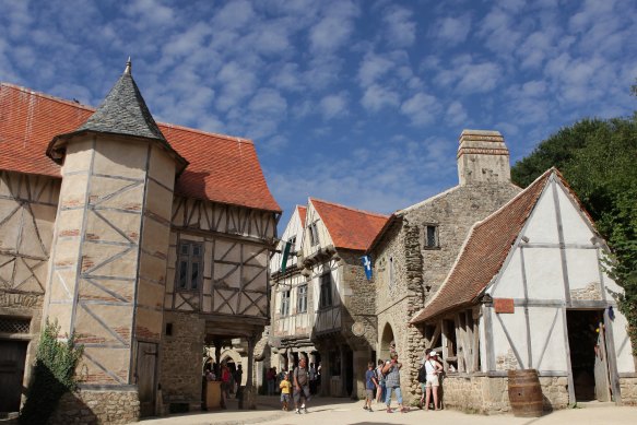 The park’s medieval city.