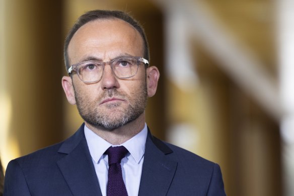 Greens leader Adam Bandt says the party is prepared to put aside other concerns about Labor’s emissions reduction scheme if it agrees to stop opening new coal and gas projects.