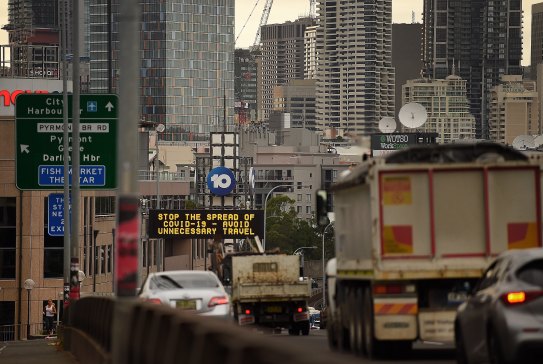 Transport experts have warned that Sydney roads could be gridlocked if people don't stay home.