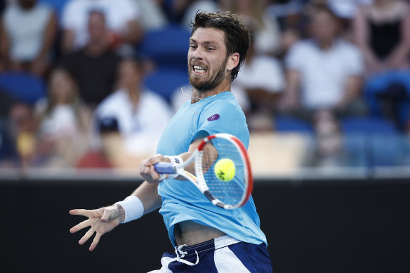 Cameron Norrie has found his groove after a difficult first set.