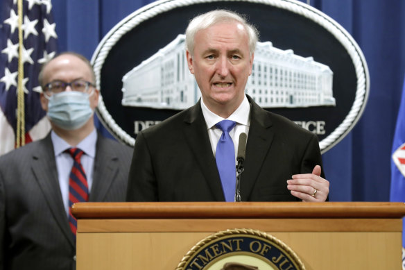 Jeffrey Rosen was US acting attorney-general at the time of the Capitol riot.