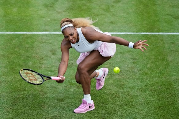Williams playing doubles at the  Berlin Open last week.