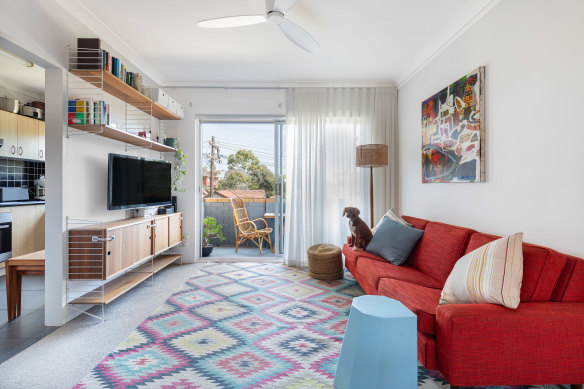 The Ashfield apartment was a first home purchase for Alex Blackwell and Lynsey Askew in 2017.