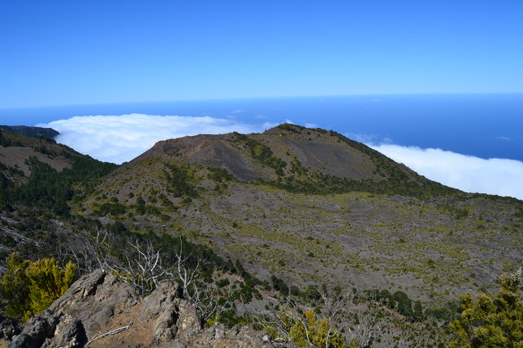 UQ researchers looked at a volcano on the island of El Hierro in the Canary Islands for the project.