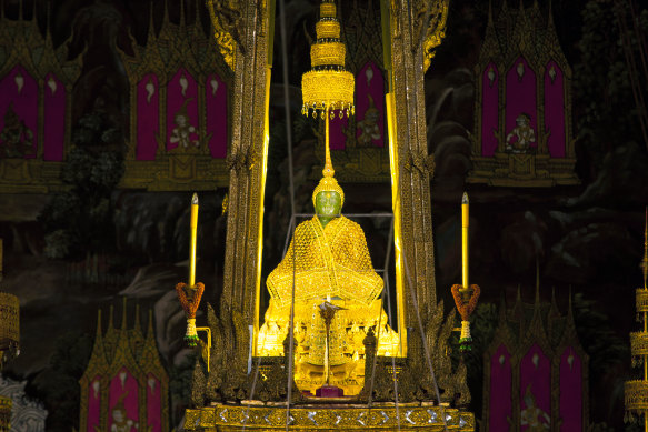 The Emerald Buddha.