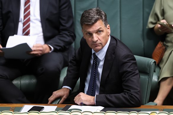 Opposition Leader Angus Taylor.