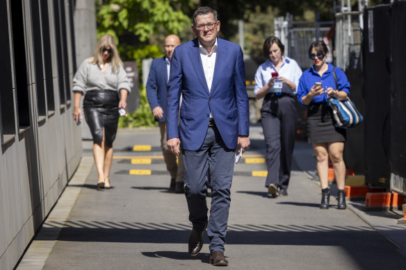 Daniel Andrews prepares to announce he is stepping down as Victorian premier.