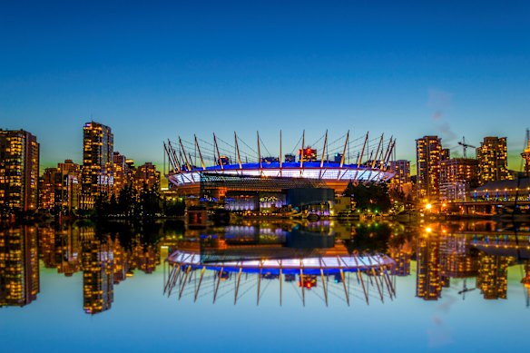 Oh Canada: BC Place, Vancouver’s stunningly located World Cup 2026 venue.