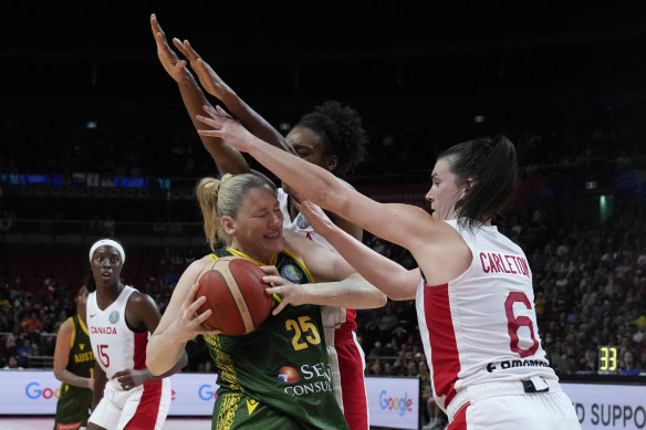 Lauren Jackson runs into a Canadian brick wall.