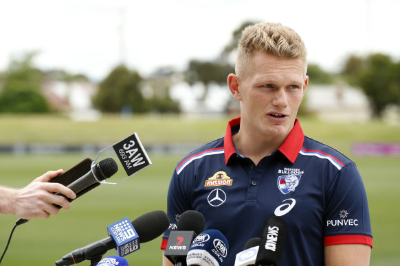New Bulldog Adam Treloar will face his old club, Collingwood, in round one.