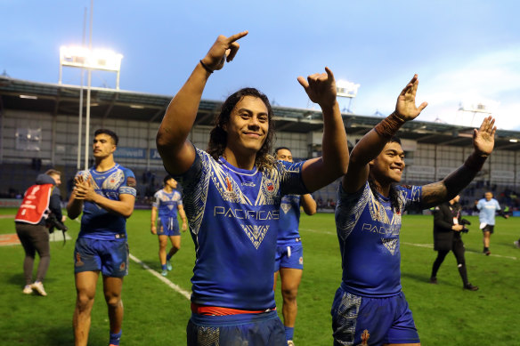 Samoa’s giant-killing run to the World Cup final was celebrated across the game.