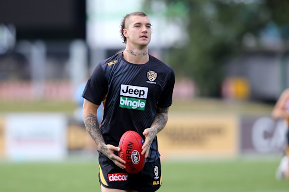 Dustin Martin in 2015.