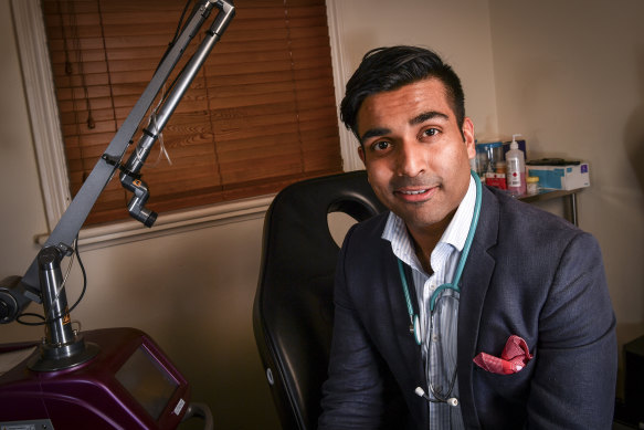 Sounding the alarm: Melbourne GP Vyom Sharma.