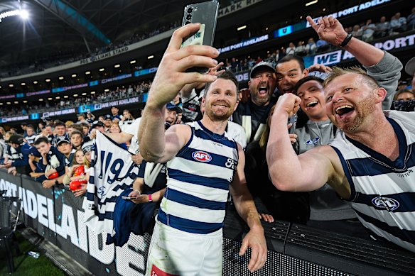 Dangerfield has always recognised the fans make the game great.
