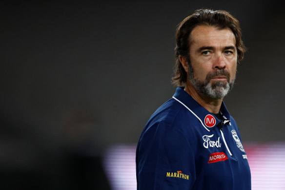 Two-time Geelong premiership coach Chris Scott’s “formidable” record is why he is on Brendon Gale’s radar.
