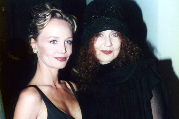 Kindred spirits: Arkie and Wendy at the opening of the Brett Whiteley Retrospective at AGNSW in 1995.