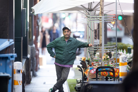 Jessi Singh outside Daughter in Law last week.