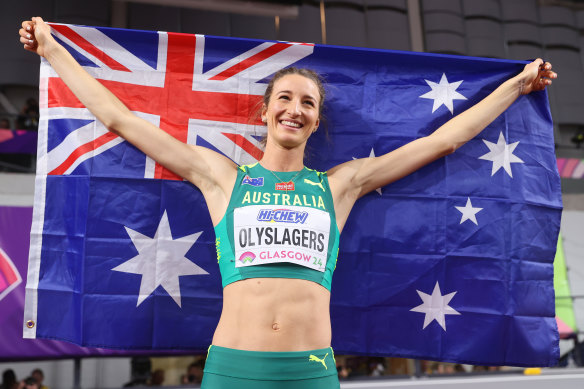 Australian Nicola Olyslagers is a favourite for the women’s high jump gold medal at Paris 2024.