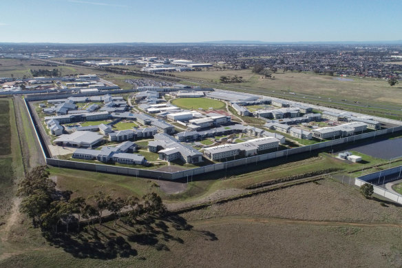 Prisons such as Ravenhall Correctional Centre in Melbourne's west have been under coronavirus lockdown.