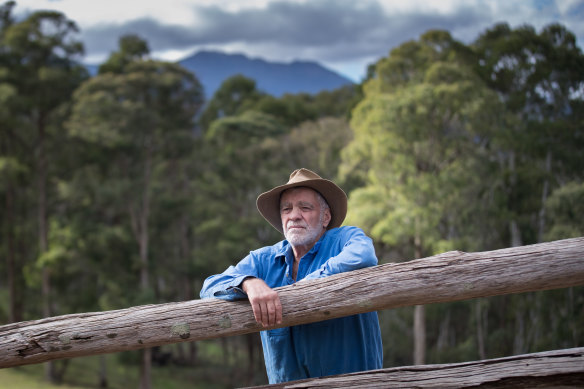 ‘There’s a third party involved’: Cattle grazier Graeme Stoney.